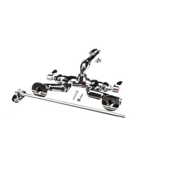 (image for) T&S Brass B-2345 SERVICE SINK FAUCET, POLISHED CHROME FIN